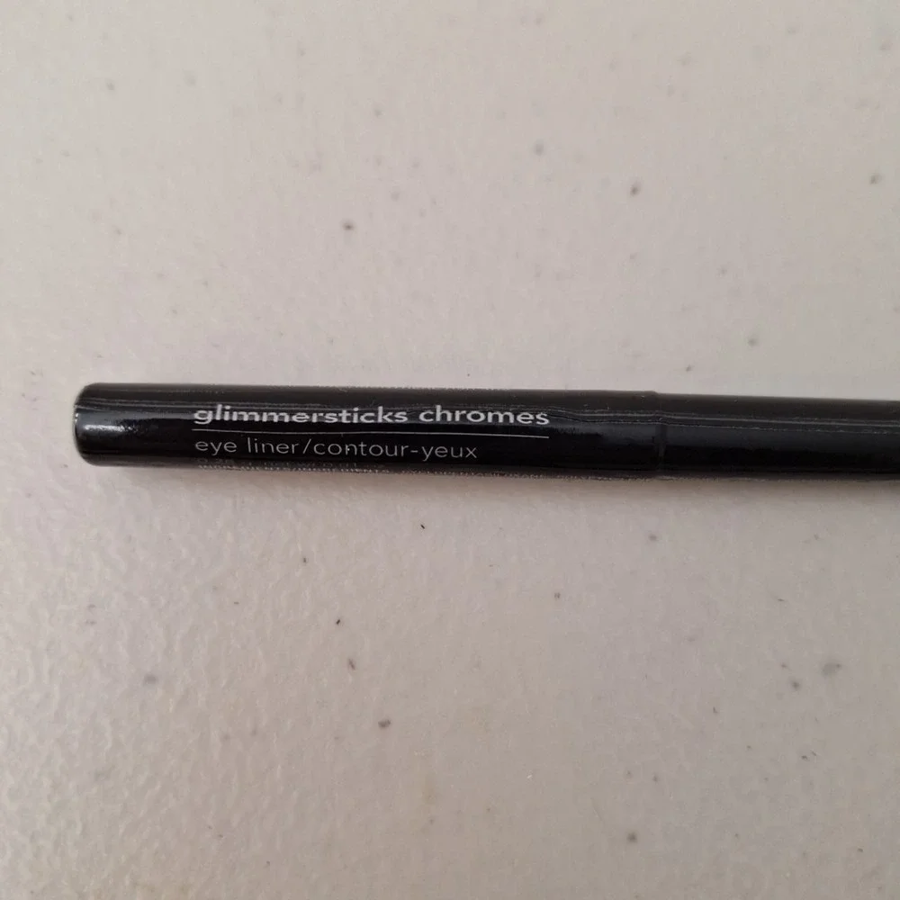 2 Set AVON GLIMMERSTICKS CHROMES EYE LINER - Midnight Flash G12- New Sealed